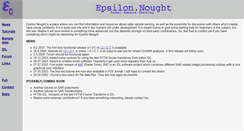 Desktop Screenshot of epsilon.nought.de