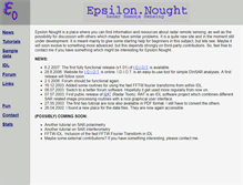 Tablet Screenshot of epsilon.nought.de